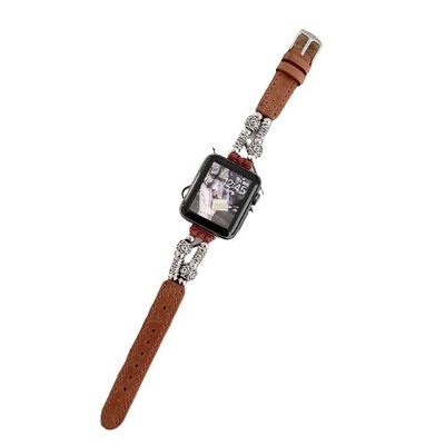 38mm 帯幅 レザーストラップ iWatch ルックスデザイン用の腕時計バンド