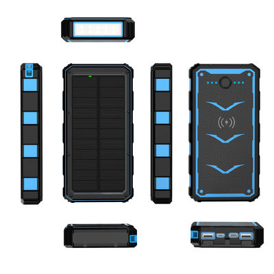 22.5W出力 太陽光モバイル充電器 スマートフォン用 20000mAh 無線充電電池