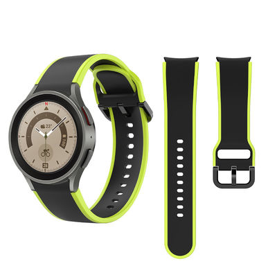 Samsung Galaxy Watch 5 40mm 44mm シリコンストラップ 双面デザイン帯 幅20mm