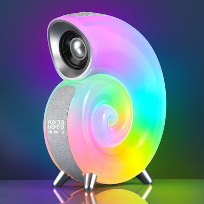 ファントム・ミュージック・リズム・ライト シェルフ・LEDナイトライトとステレオ・BTスピーカー付きのLEDテーブルランプ