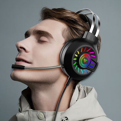 G97 RGB Luminous 7.1 サウンドサウンド マイクとボリューム制御付き有線ゲームヘッドセット