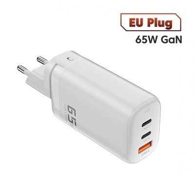 65W GaN 3ポート USB Type-c トラベルアダプター