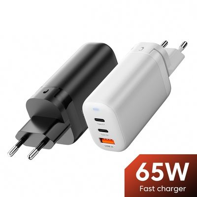 65W GaN 3ポート USB Type-c トラベルアダプター