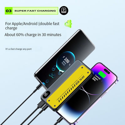 10000mAh パワーバンク 22.5W スマホ屋外用の携帯電源