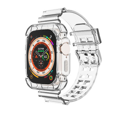 I Watch 2 3 4 5 6 7 8 9 SE 11色 スマートウォッチ用透明帯
