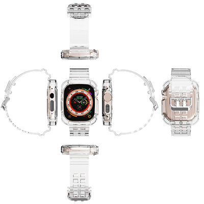 I Watch 2 3 4 5 6 7 8 9 SE 11色 スマートウォッチ用透明帯