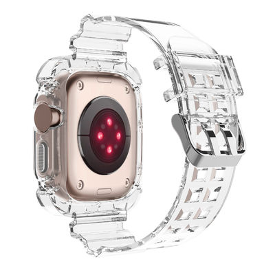 I Watch 2 3 4 5 6 7 8 9 SE 11色 スマートウォッチ用透明帯