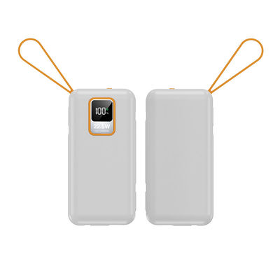 携帯電話 デバイス 10000mAh PD 電源充電器 ケーブル付き 携帯型屋外電源バンク