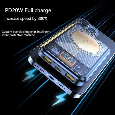 カスタマイズされたロゴ 15w 無線電源バンク 10000mah 磁気 22.5W iPhone
