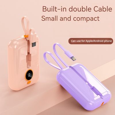 タイプC出力インターフェイス 携帯型 10000mAh パワーバンク 屋外充電とデバイス
