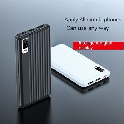 10W出力 マイクロUSB入力インターフェイス 超スリム 10000mah パワーバンク iPhone 15