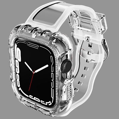 Apple Watch 7 の 6 色 TPU ループ 交換 スポーツ バンド と 格安