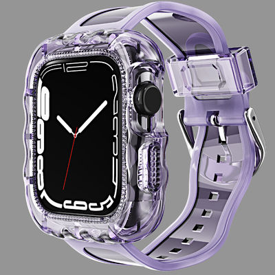 Apple Watch 7 の 6 色 TPU ループ 交換 スポーツ バンド と 格安