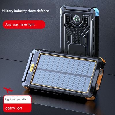 ABS コンパス 太陽電池 10000mAh 屋外充電と緊急事態のために