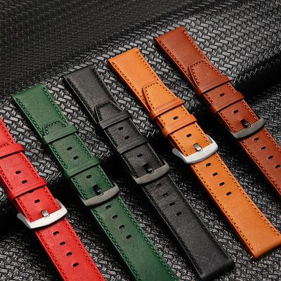 本物の革のスマートウォッチストラップ iWatch 38mm 40mm 42mm 44mm 45mm 100%