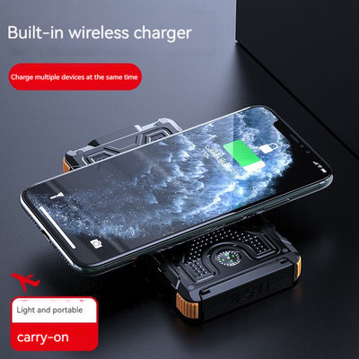 携帯電話 デバイス 10000mAh 太陽電池 コンパスと2.1A出力