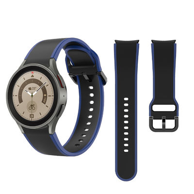 Samsung Galaxy Watch 5 40mm 44mm シリコンストラップ 双面デザイン帯 幅20mm