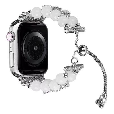 ジュエリー ブレスレット 数珠 女性 iWatch 8 シリーズ 38mm 40mm スマートウォッチバンドのための時計ストラップ