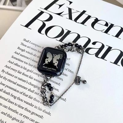 プライベート・モールド IWatch 8 7 6 5 4 3 SE ファッション・パールベルト スマートウォッチ ストラップ