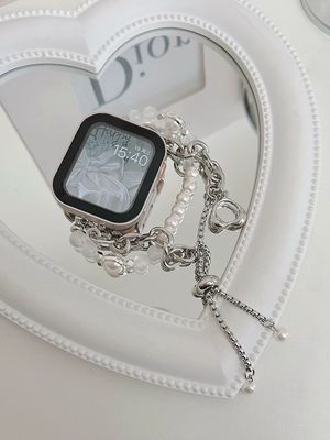 41mm 帯幅 宝石 ステンレス スチール iWatch ストラップ